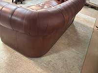 Chesterfield leren bankstel - afbeelding 4 van  14