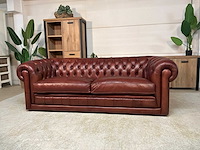 Chesterfield leren bankstel - afbeelding 13 van  14