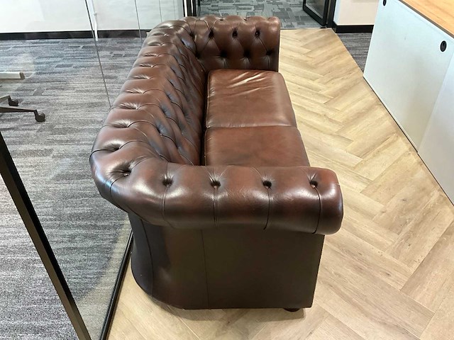 Chesterfield look tweepersoonsbank - afbeelding 4 van  7