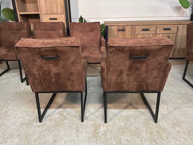 Chestnut eetkamerstoelen (6x) - afbeelding 9 van  12