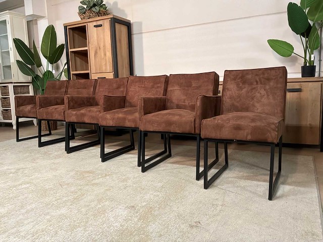 Chestnut eetkamerstoelen (6x) - afbeelding 2 van  12