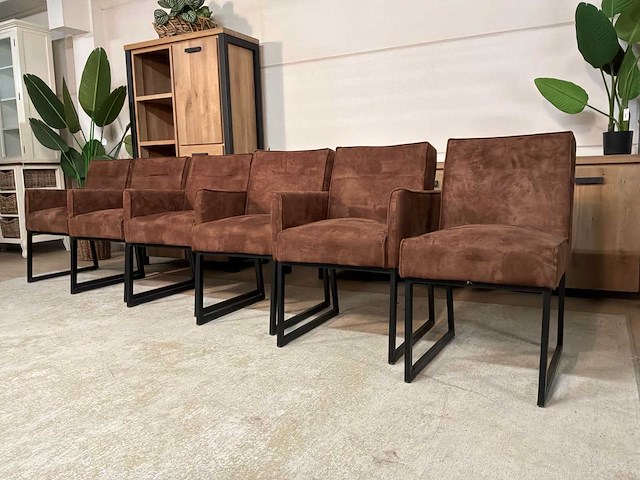 Chestnut eetkamerstoelen (6x) - afbeelding 3 van  12