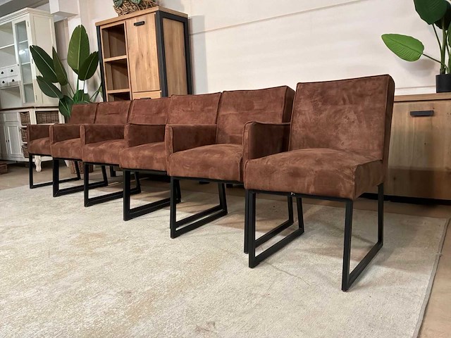 Chestnut eetkamerstoelen (6x) - afbeelding 11 van  12