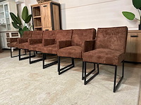 Chestnut eetkamerstoelen (6x) - afbeelding 4 van  12