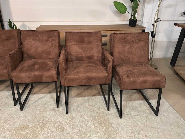 Chestnut eetkamerstoelen (6x) - afbeelding 10 van  12