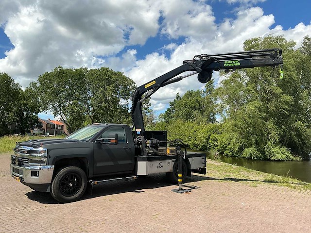 Chevrolet - 2018 - silverado - truck met elektrische palfinger kraan - afbeelding 12 van  43