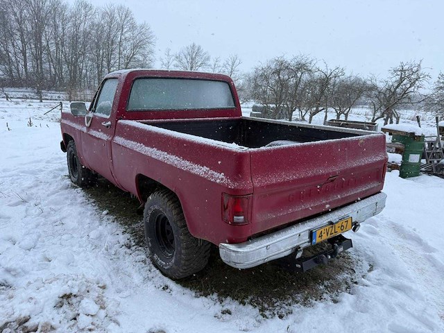 Chevrolet - c10 - sd33t turbodiesel motor - pick-up - 1979 - afbeelding 2 van  11