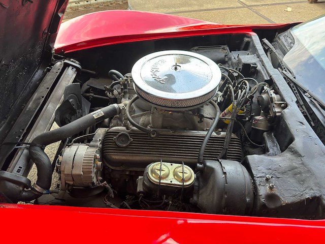 Chevrolet - corvette c3 - 7.4l v8 - 454 ls4 - big block - 1973 - oldtimer - afbeelding 13 van  25
