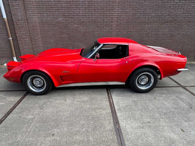 Chevrolet - corvette c3 - 7.4l v8 - 454 ls4 - big block - 1973 - oldtimer - afbeelding 15 van  25