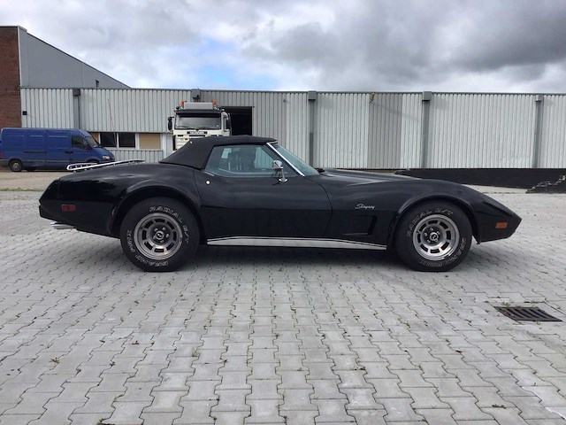 Chevrolet - corvette cabriolet - c3 - oldtimer - afbeelding 26 van  29