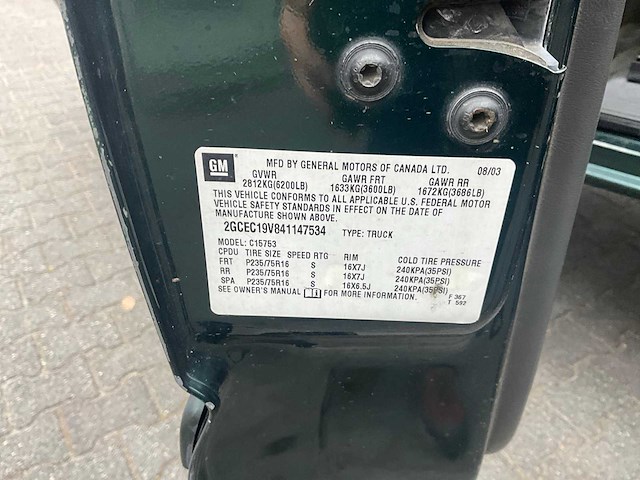 Chevrolet - silverado 4,8 l - car - 2003 - afbeelding 33 van  47