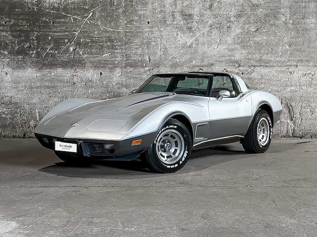 Chevrolet corvette 5.7 v8 convertible two-tone l-82 anniversary edition 1 yz 87 194pk 1978, 15-xxl-9 - afbeelding 1 van  76