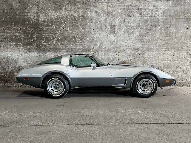 Chevrolet corvette 5.7 v8 convertible two-tone l-82 anniversary edition 1 yz 87 194pk 1978, 15-xxl-9 - afbeelding 7 van  77