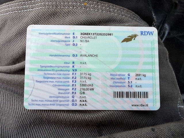 Chevrolet usa - avalanche - 5.3 2wd 1500 - personenauto - 2002 - afbeelding 14 van  37