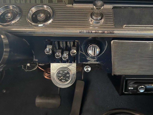 Chevrolet usa bel air 6.5l 400 v8 1961 coupe flattop - afbeelding 31 van  56