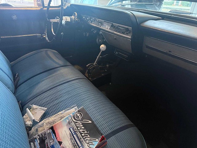 Chevrolet usa bel air 6.5l 400 v8 1961 coupe flattop - afbeelding 40 van  56