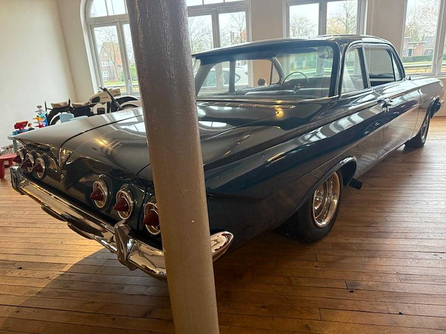 Chevrolet usa bel air 6.5l 400 v8 1961 coupe flattop - afbeelding 54 van  56