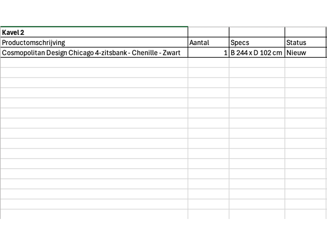 Chicago 4-zitsbank - chenille, cosmopolitan design , zwart - afbeelding 4 van  4