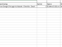 Chicago 4-zitsbank - chenille, cosmopolitan design , zwart - afbeelding 4 van  4