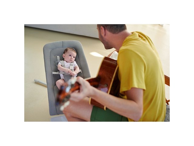 Chicco relax rhythm'n'sound wipstoel baby grijs - afbeelding 2 van  4