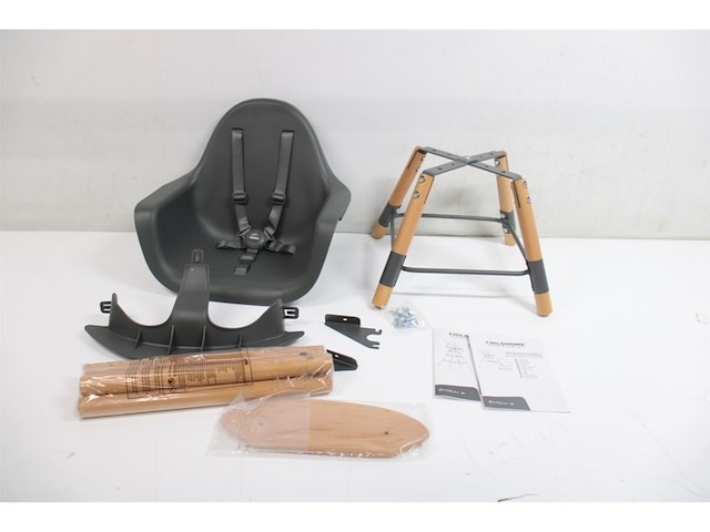 Childhome evolu kinderstoel antraciet verstelbaar in hoogte - afbeelding 3 van  3