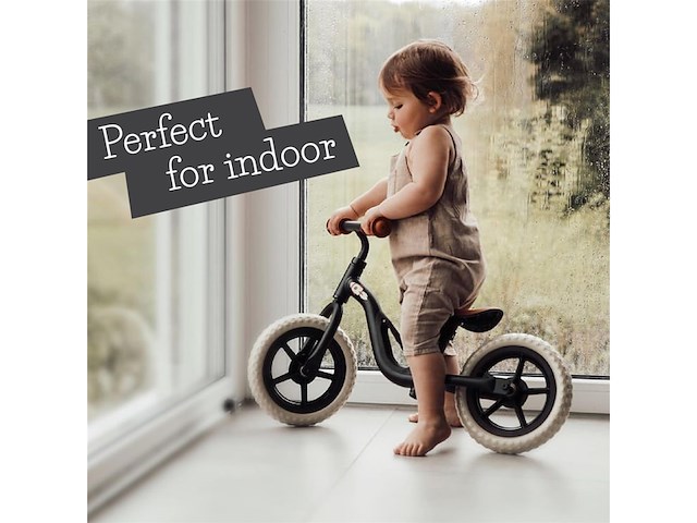 Chillafish charlie lichtgewicht loopfiets met handvat 10 inch 18 maanden tot 4 jr zwart - afbeelding 3 van  6