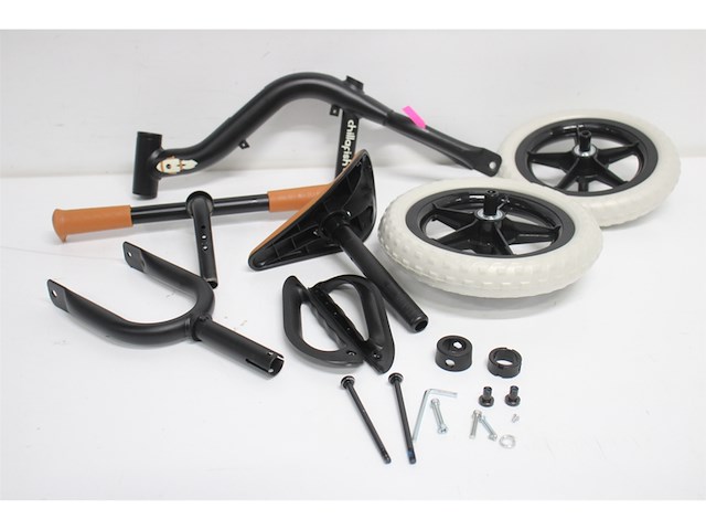 Chillafish charlie lichtgewicht loopfiets met handvat 10 inch 18 maanden tot 4 jr zwart - afbeelding 5 van  6