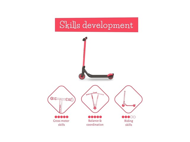 Chillafish stunti lichtgewicht stuntstep met geïntegreerde rem - afbeelding 2 van  5