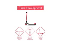 Chillafish stunti lichtgewicht stuntstep met geïntegreerde rem - afbeelding 2 van  5