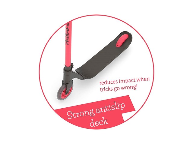 Chillafish stunti lichtgewicht stuntstep met geïntegreerde rem - afbeelding 3 van  5