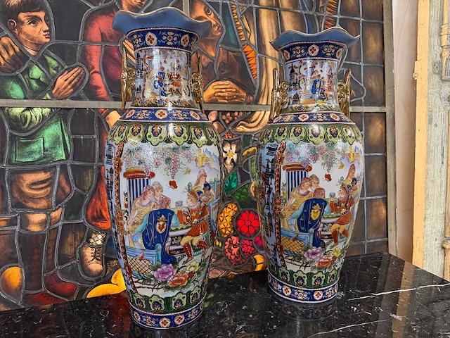 Chinees porselein (2x) - afbeelding 3 van  3