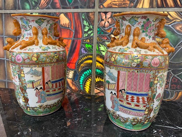 Chinees porselein (2x) - afbeelding 1 van  1