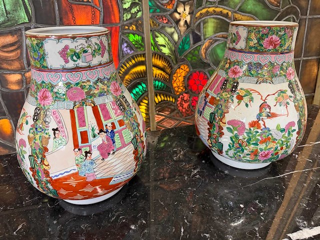 Chinees porselein (2x) - afbeelding 3 van  3