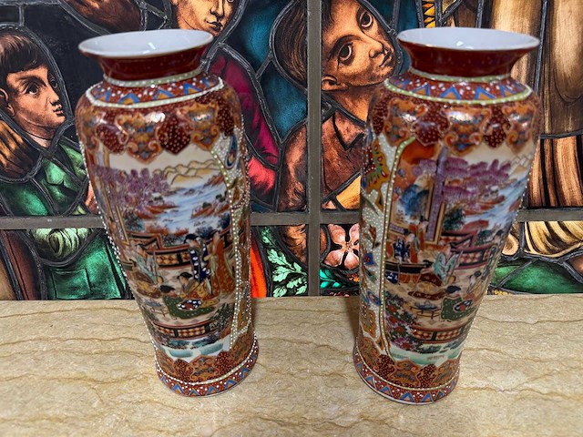 Chinees porselein (2x) - afbeelding 2 van  2