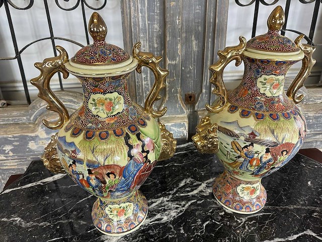 Chinees porselein (2x) - afbeelding 3 van  3