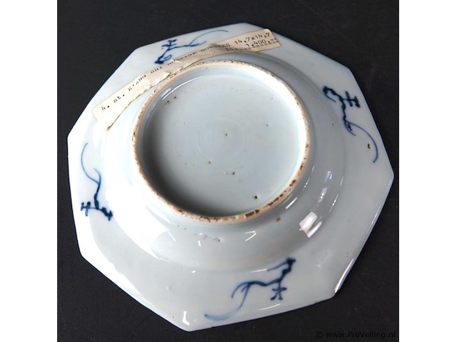 Chinese 18e eeuwse schotel kangxi - afbeelding 4 van  5