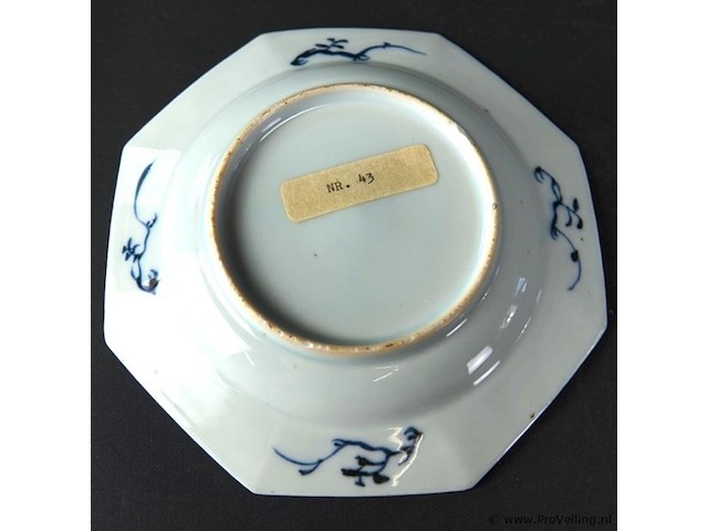 Chinese 18e eeuwse schotel kangxi - afbeelding 5 van  5