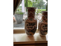 Chinese vazen (2x) - afbeelding 2 van  6