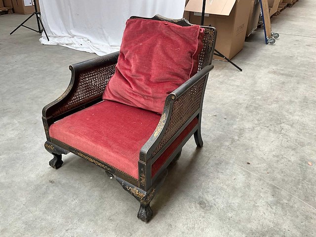 Chinoiserie fauteuil - afbeelding 1 van  5