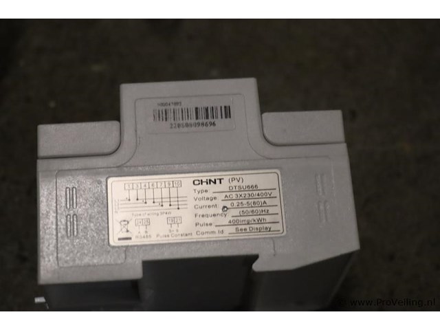 Chint driefasige energiemeter dtsu666 - 5 stuks - afbeelding 3 van  4