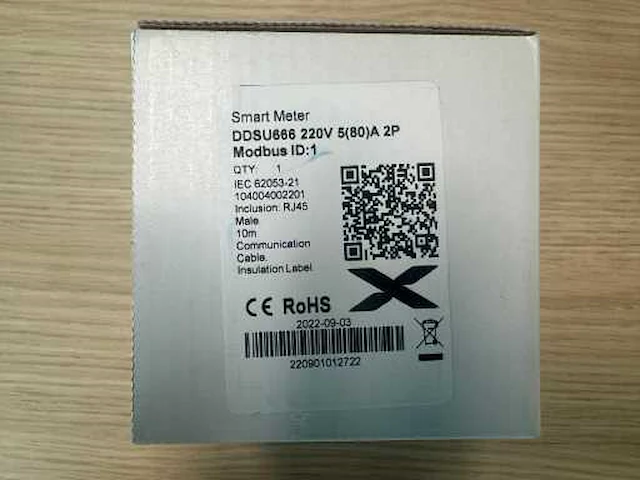 Chint kwh meter 100a modbus 1 fase - afbeelding 2 van  2