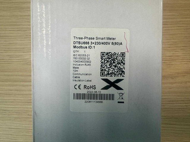 Chint kwh meter 80a smart energy meter - modbus (3-fase) - afbeelding 2 van  2