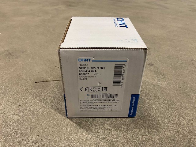 Chint nb310l 3p+n b20 aardlekautomaat (7x) - afbeelding 2 van  2