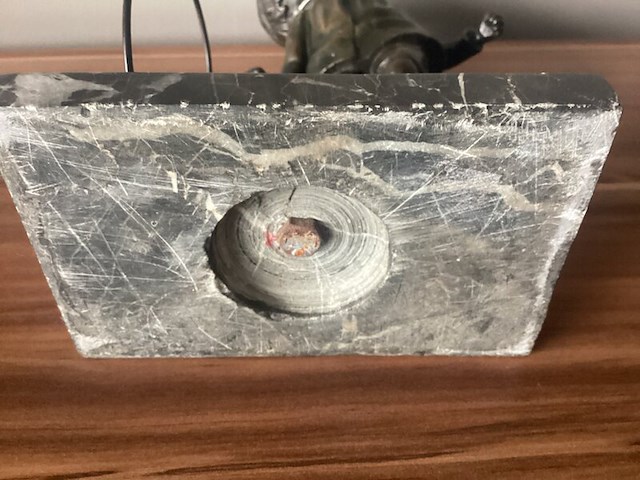 Chiparus - 'jongen speelt met hoepel' - brons - afbeelding 9 van  9