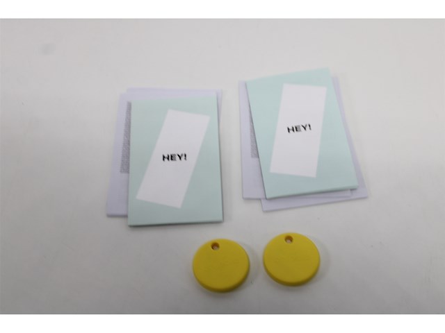 Chipolo pop bluetooth tracker & keyfinder geel 2 pack - afbeelding 1 van  1