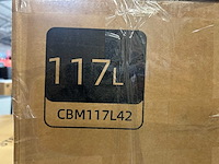 Chiq - cbm117l42 - koel-vriescombinatie 117 liter - afbeelding 2 van  2