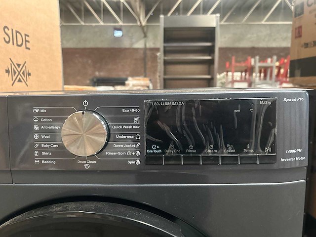 Chiq - cfl80-14586im3xa - wasmachine 8 kg space pro - afbeelding 4 van  6