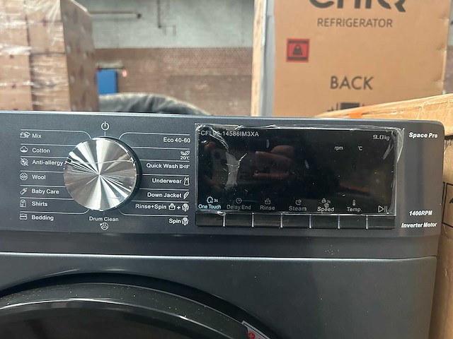 Chiq - cfl90-14586im3xa - wasmachine 9 kg space pro - afbeelding 5 van  7