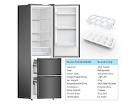 Chiq - cid282neibe - koel-vriescombinatie 282 liter - afbeelding 2 van  6