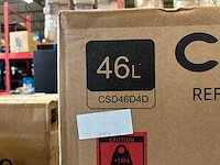 Chiq - csd46d4d - mini koelkast, minibar 46 liter - afbeelding 1 van  1